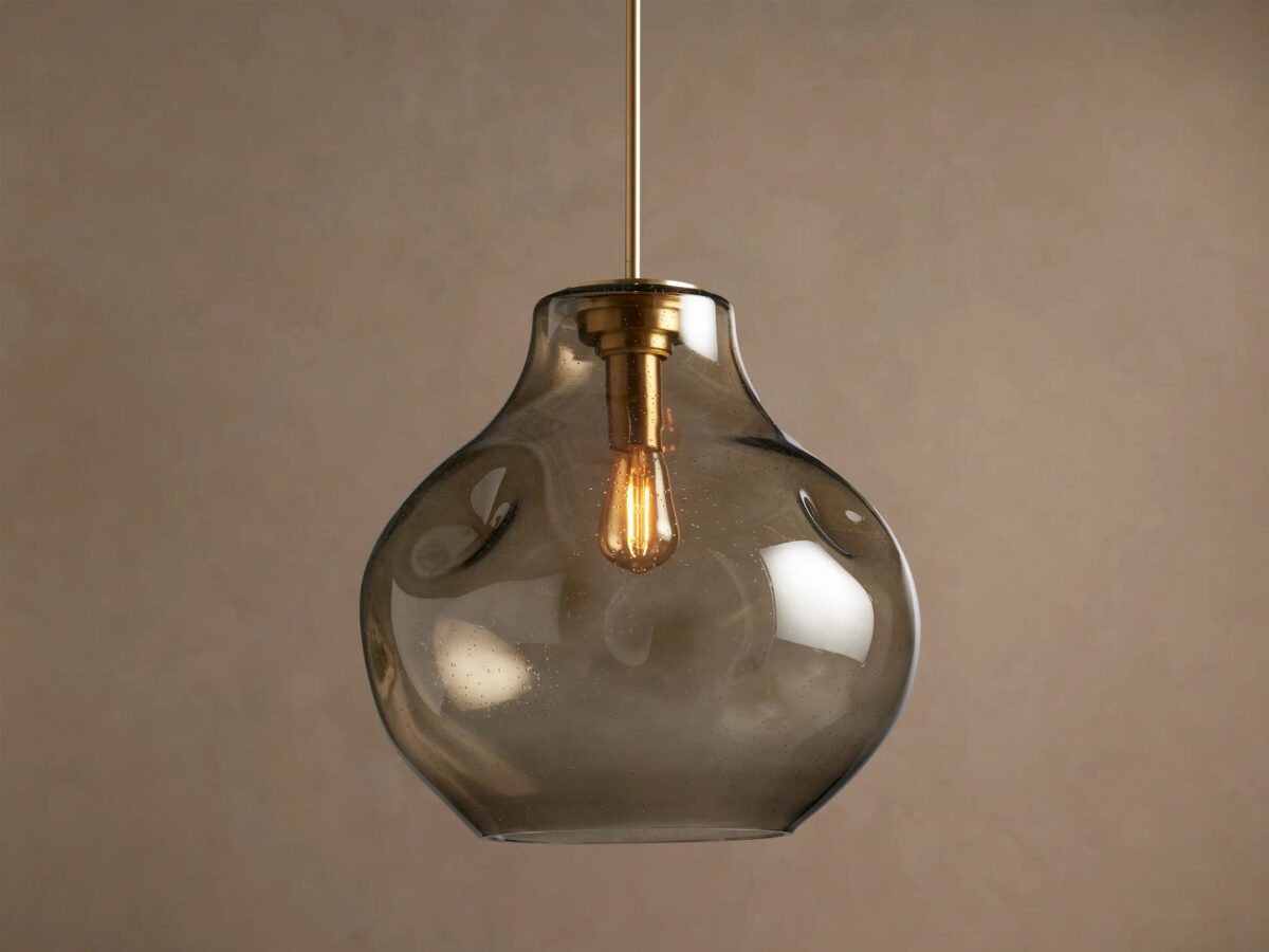 GV Modern Glass Pendant Organic 16 Inch Light - Image 5