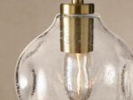 GV Organic Clear Glass Pendant Light 8 Inch - Image 3