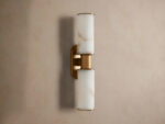 GV Harlin Alabaster Sconce Double Wall Light - Image 2