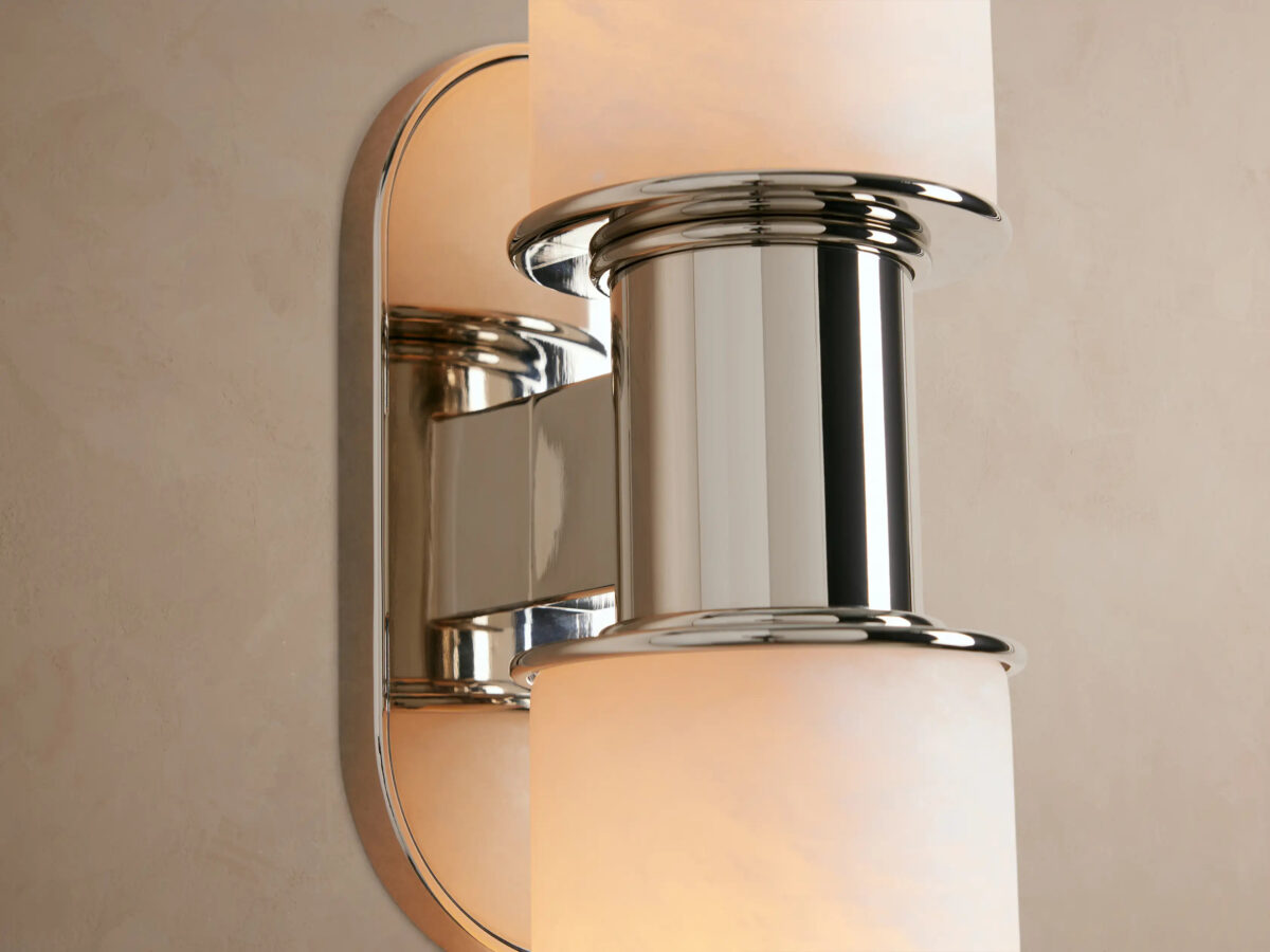 GV Harlin Alabaster Sconce Double Wall Light - Image 9