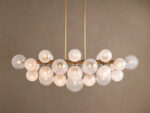 GV Mandoza Linear Glass Light Chandelier - Image 5