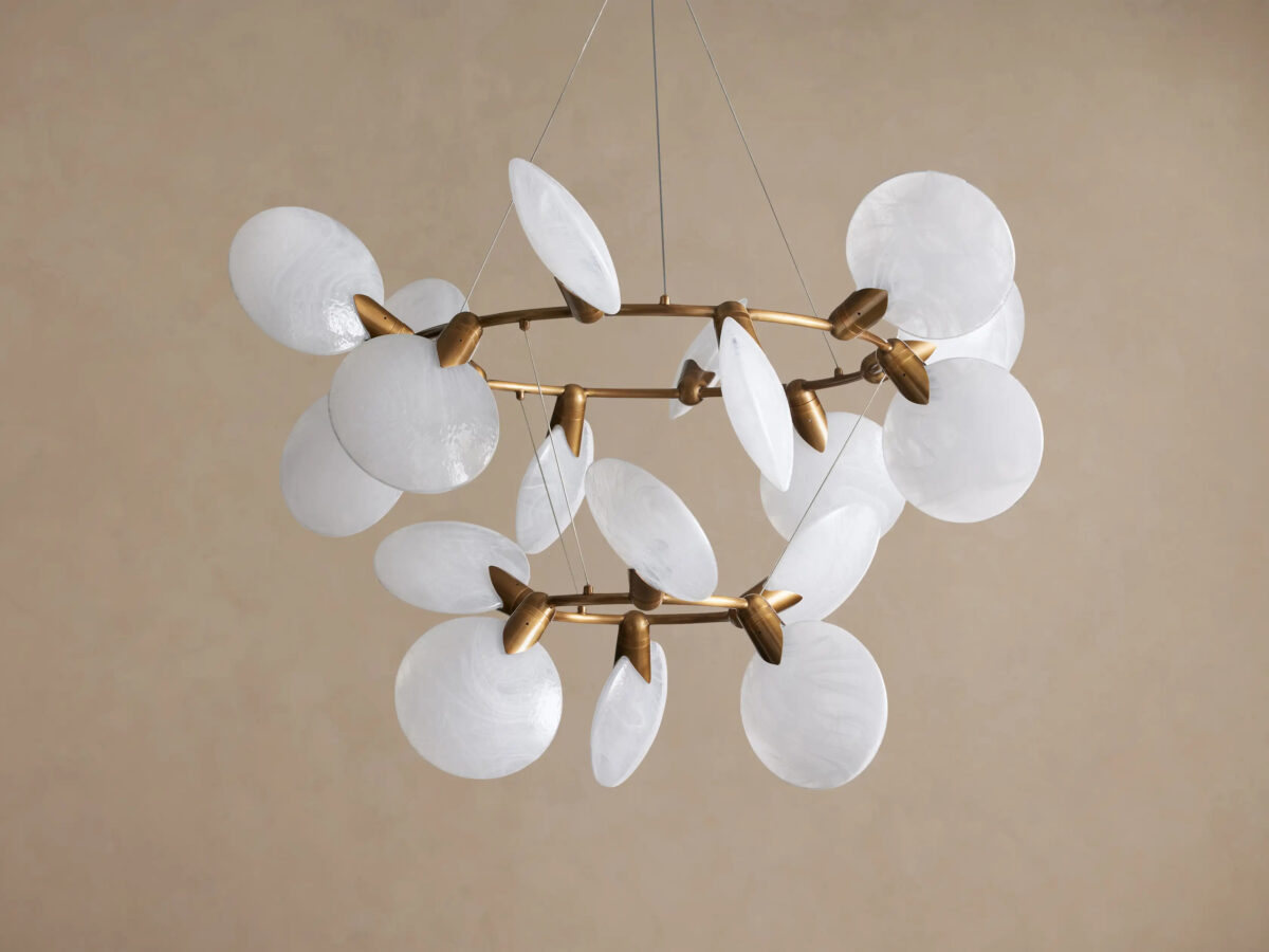 GV Lyla Modern Brass Light Chandelier - Image 2