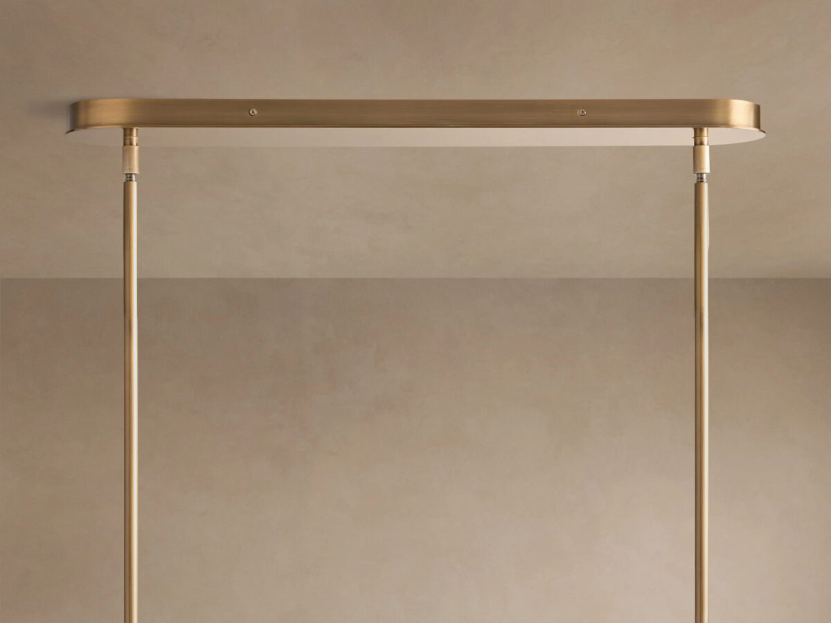 GV Lyla Glass Linear Light Chandelier - Image 4