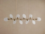 GV Lyla Glass Linear Light Chandelier - Image 2