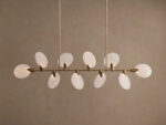 GV Lyla Glass Linear Light Chandelier