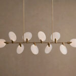GV Lyla Glass Linear Light Chandelier