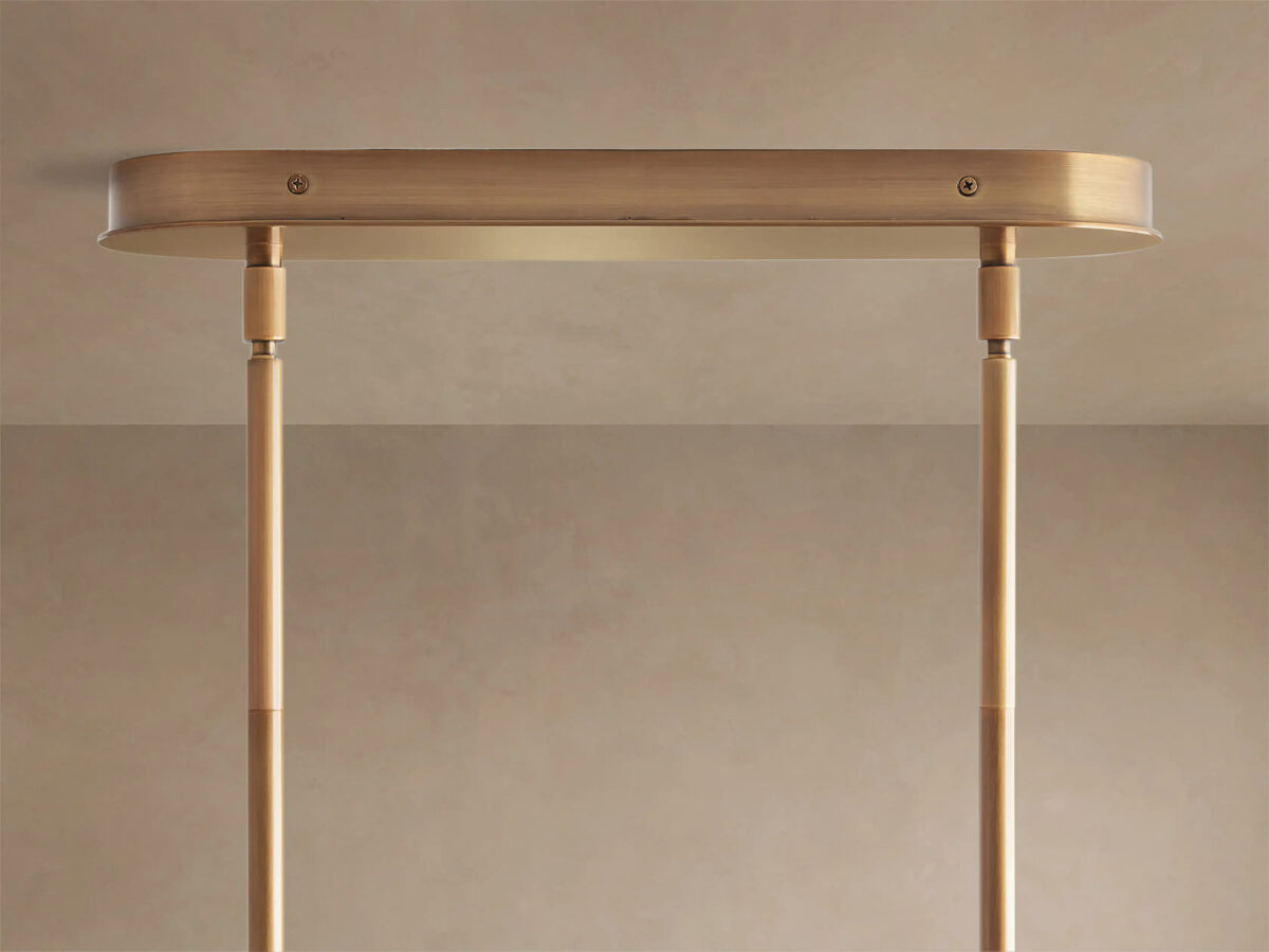 GV Lyla Glass Linear Light Chandelier - Image 8