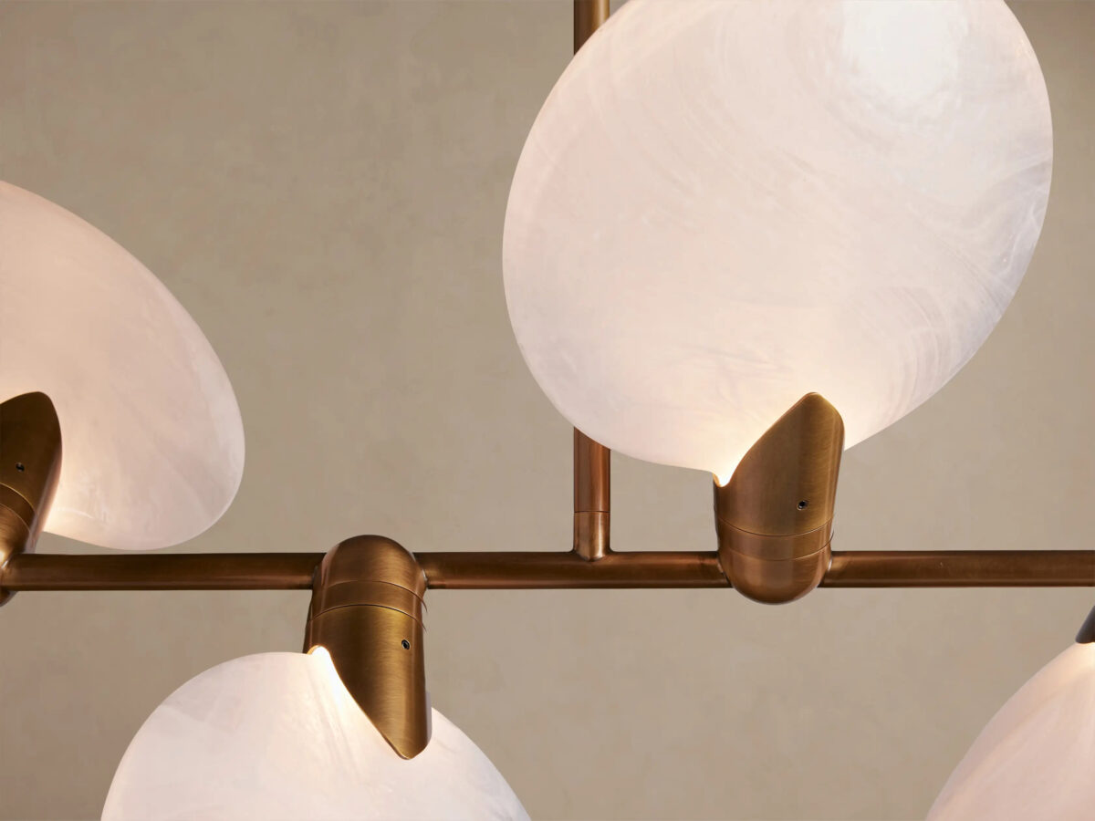 GV Lyla Glass Linear Light Chandelier - Image 7