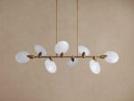 GV Lyla Glass Linear Light Chandelier - Image 6