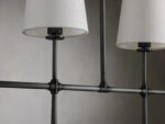 GV Rhodes Bronze Linear Light 6 Light Chandelier - Image 3