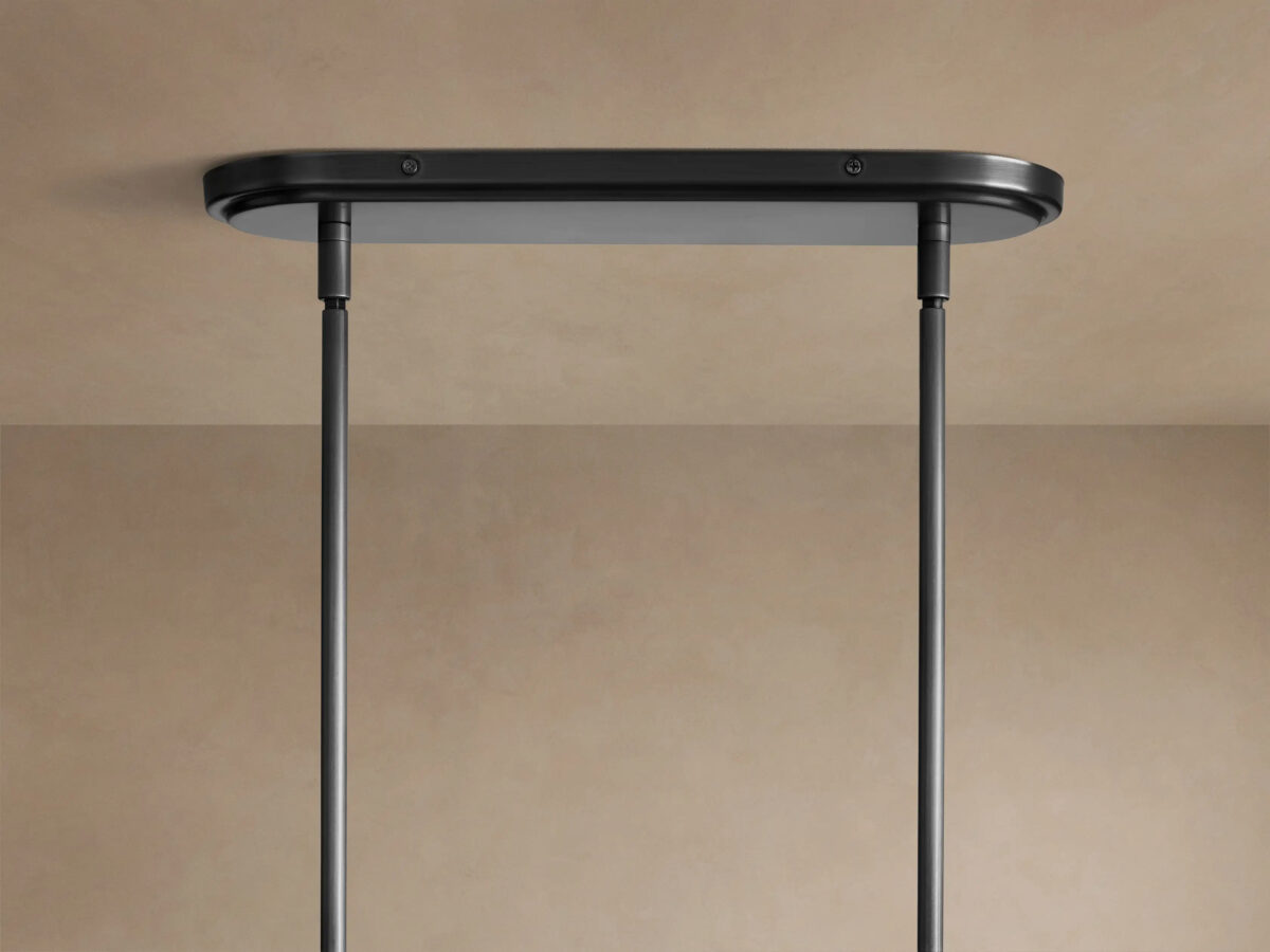 GV Bronze Linear Light 5 Light Chandelier - Image 4