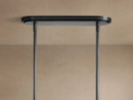 GV Bronze Linear Light 5 Light Chandelier - Image 4