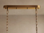 GV Neve Linear Glass Light Chandelier in Champagne - Image 10