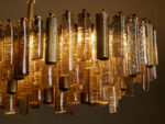 GV Neve Linear Glass Light Chandelier in Champagne - Image 8