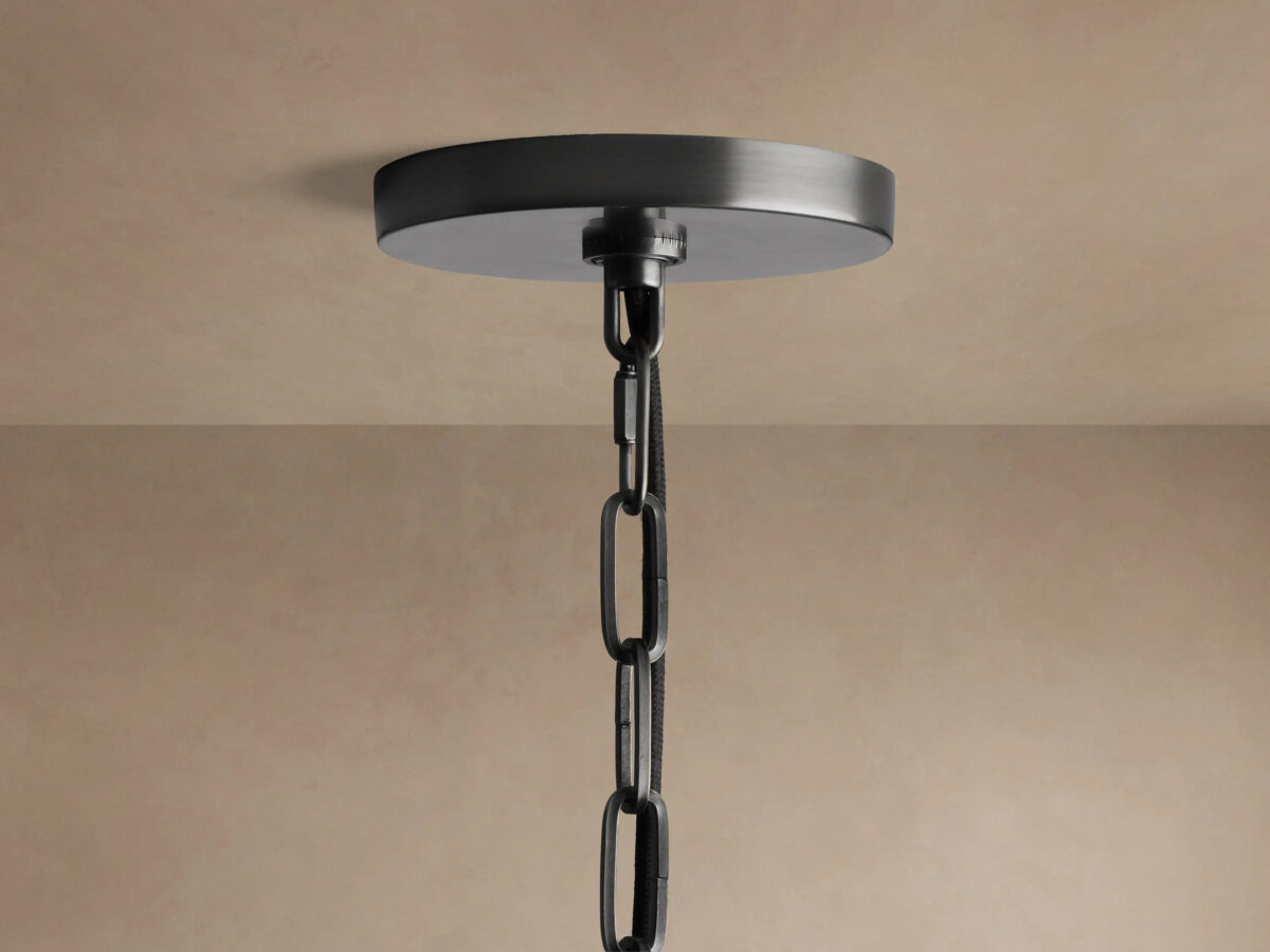 GV Shelton Bronze Linen Pendant - Image 4