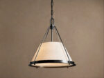 GV Shelton Bronze Linen Pendant
