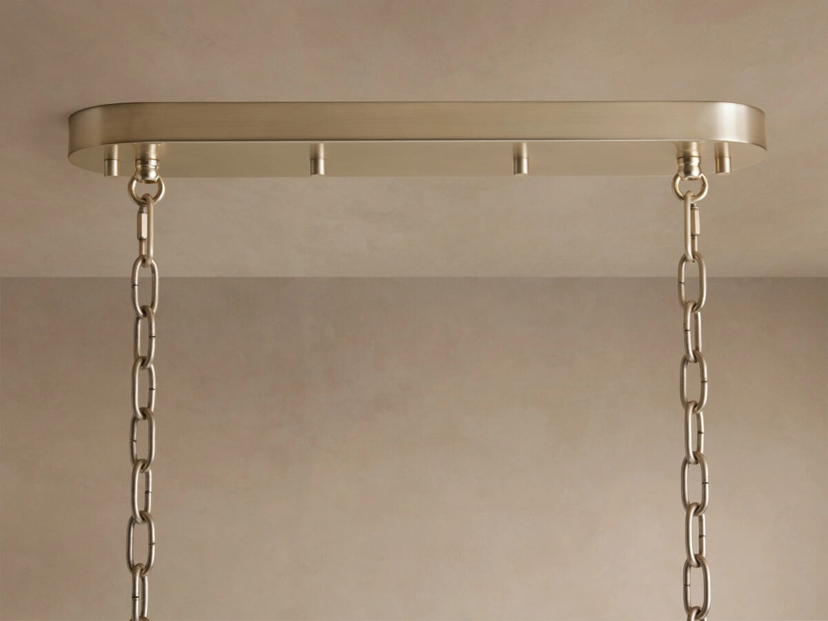 GV Neve Linear Glass Light Chandelier in Champagne - Image 5