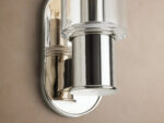 GV Harlin Nickel Glass Sconce in Clear - Image 3