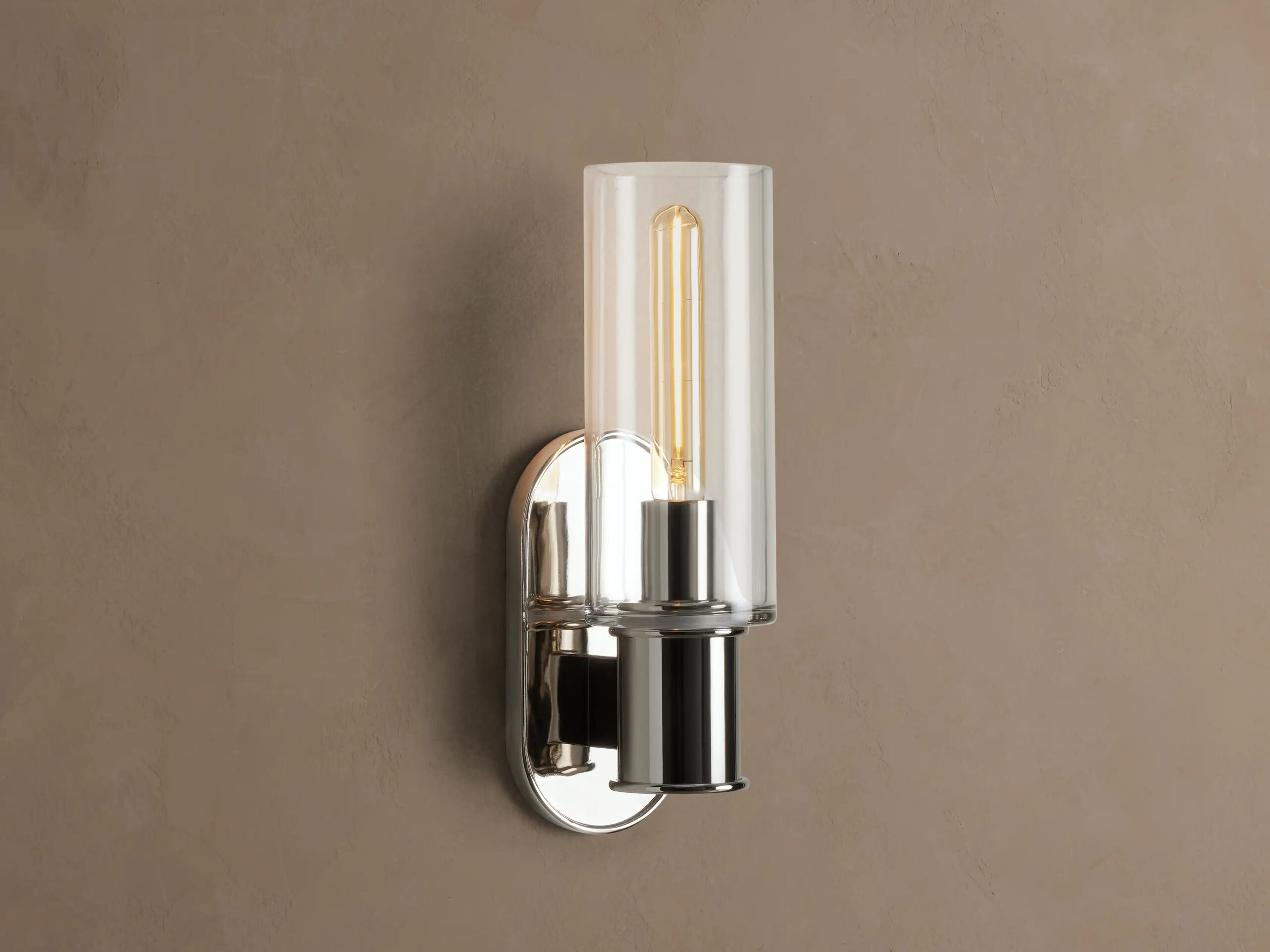 6610031H684_CAJ260113 GV Harlin Nickel Glass Sconce in Clear - Image 1