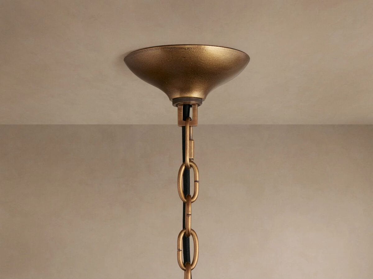 GV Neve Brass Glass Pendant Light - Image 5