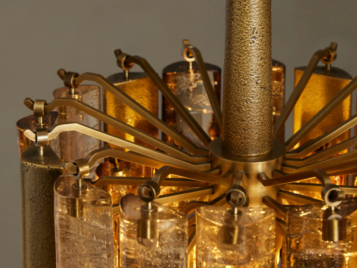 GV Neve Brass Glass Pendant Light - Image 4