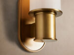GV Harlin Modern Glass Sconce in Milk - Image 6