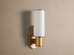 GV Harlin Modern Glass Sconce in Milk - Image 5