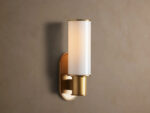 GV Harlin Modern Glass Sconce in Milk - Image 4