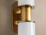 GV Harlin Modern Glass Sconce in Milk Nickel - Image 6