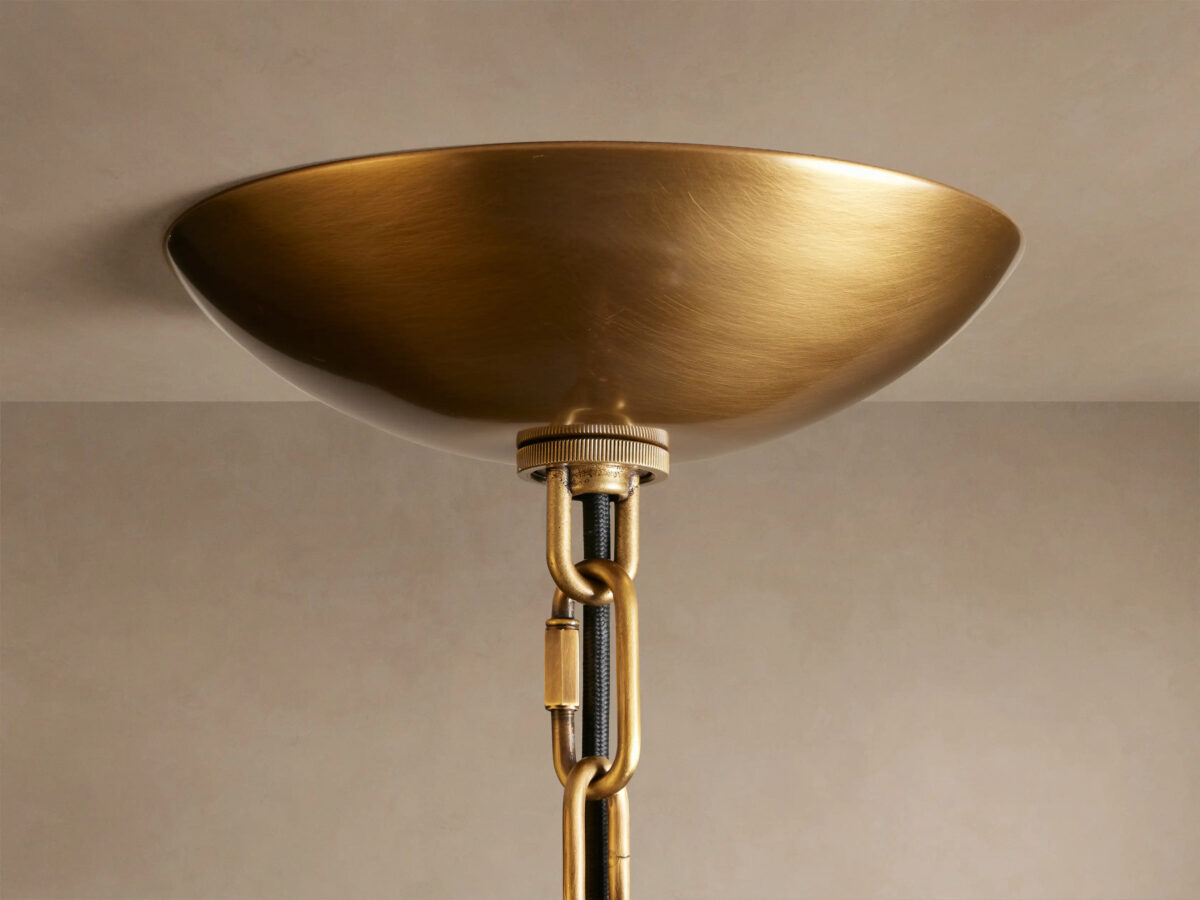 GV Blaire Round glass chandelier in Clear - Image 5