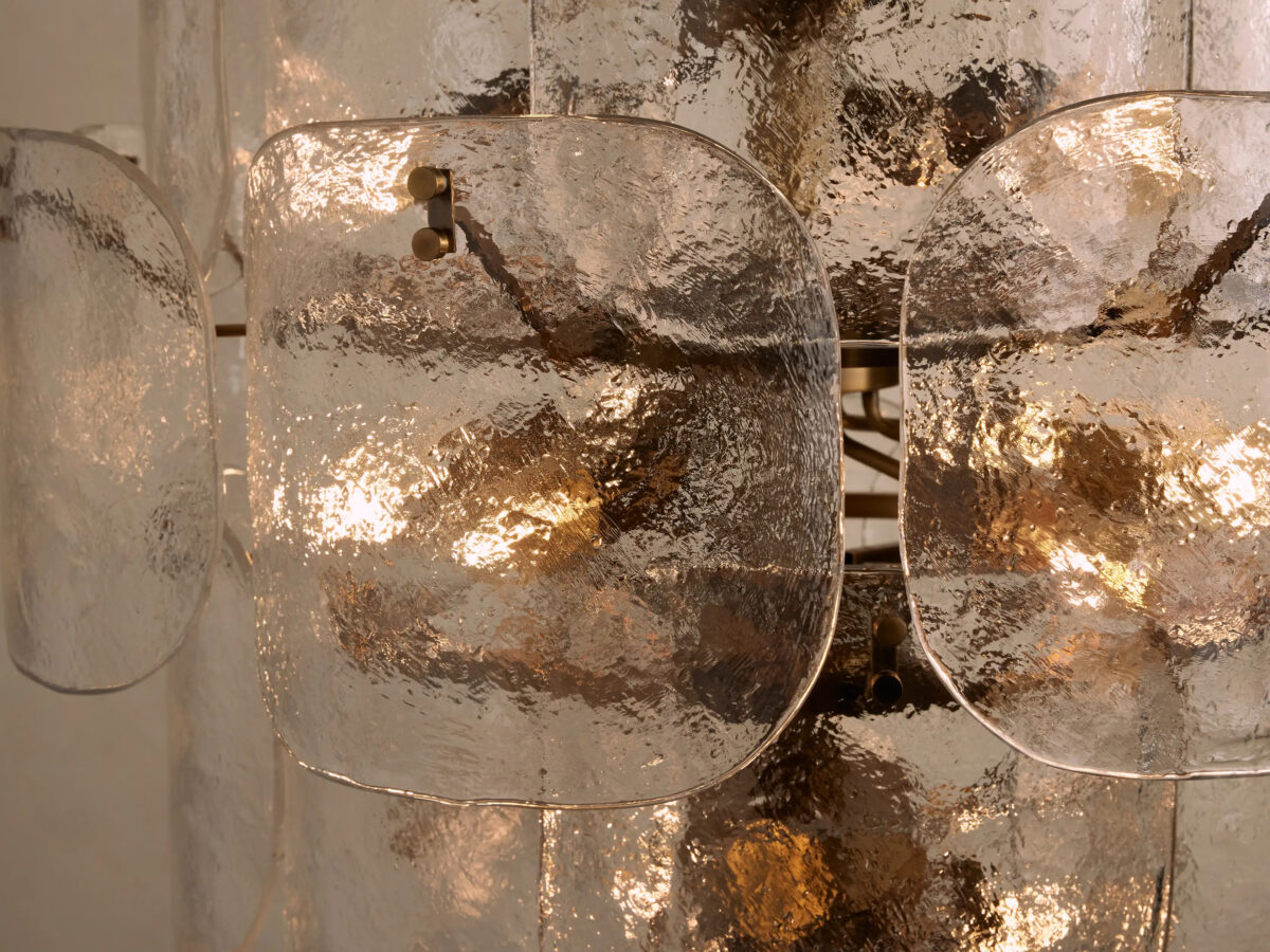 GV Blaire Round glass chandelier in Clear - Image 4