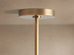 GV Mandoza Modern Glass Light 19 Light Brass Chandelier - Image 4