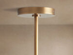 GV Mandoza Modern Glass Light 19 Light Brass Chandelier - Image 8