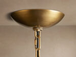 GV Blaire Round Glass Chandelier in White - Image 13