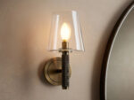 GV Modern Steel Sconce with Glass Shade - Image 5