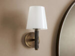 GV Modern Steel Sconce with Glass Shade - Image 8
