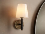 GV Modern Steel Sconce with Glass Shade - Image 7