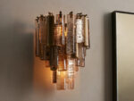 GV Neve Cast Glass Sconce in Champagne Aluminum - Image 5