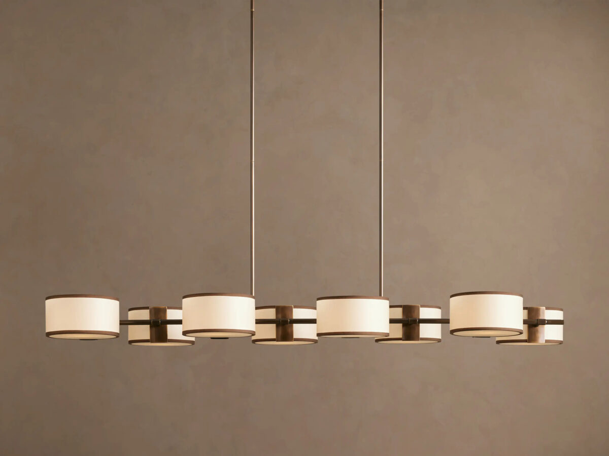 GV Fabric Chandelier Linear Dining Room Light - Image 9