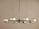 GV Fabric Chandelier Round Steel Frame 60 Inch - Image 10
