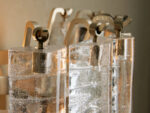GV Neve Cast Glass Sconce in Champagne Aluminum - Image 4