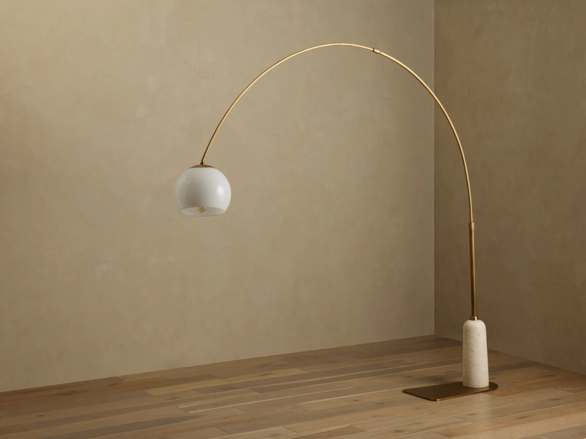 GV Marble Arc Lamp with Black Marquina Base - Image 8