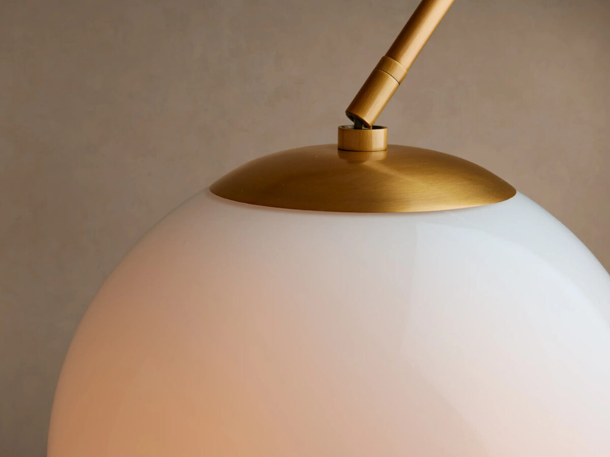GV Marble Arc Lamp with Black Marquina Base - Image 5