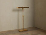 GV Abel Brass Floor Lamp with Warm LED Light - Image 2