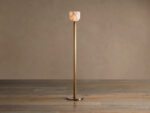 GV Alabaster Floor Lamp Ansley Brass Torchiere