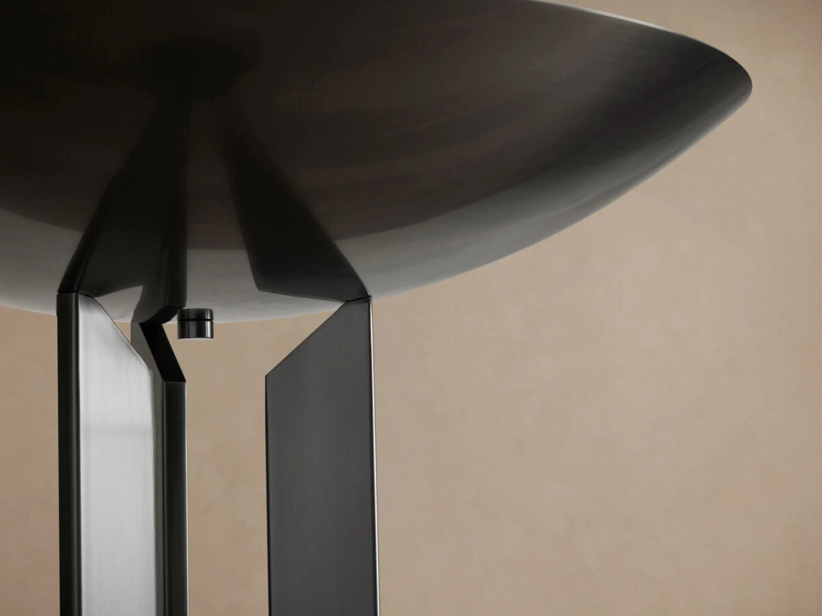 GV Brass Torchiere Lamp Romina Floor Lamp - Image 4