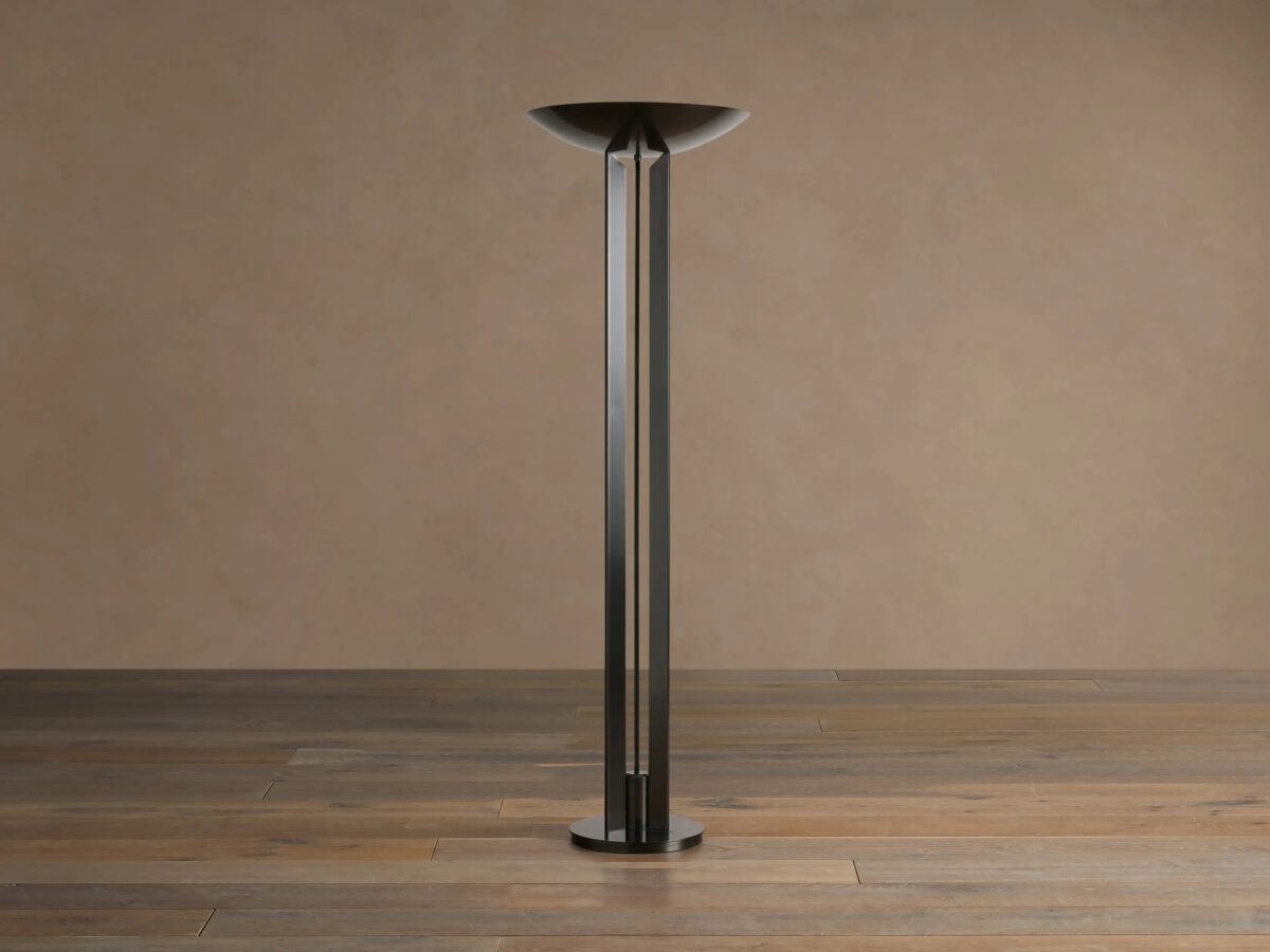 GV Brass Torchiere Lamp Romina Floor Lamp - Image 3