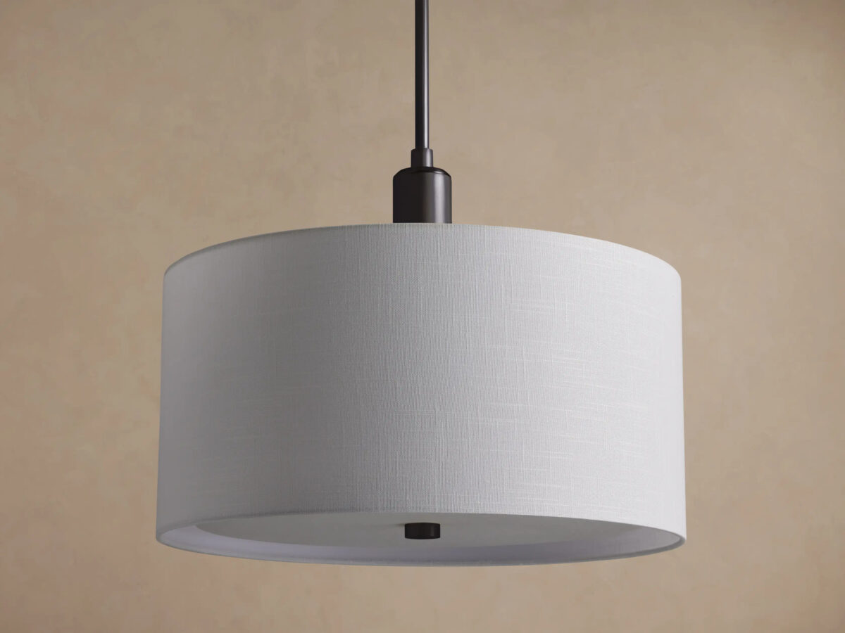GV Linden Bronze Linen Pendant - Image 2
