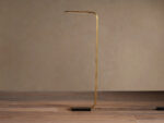 GV Modern Brass Lamp Karson Task Floor Lamp