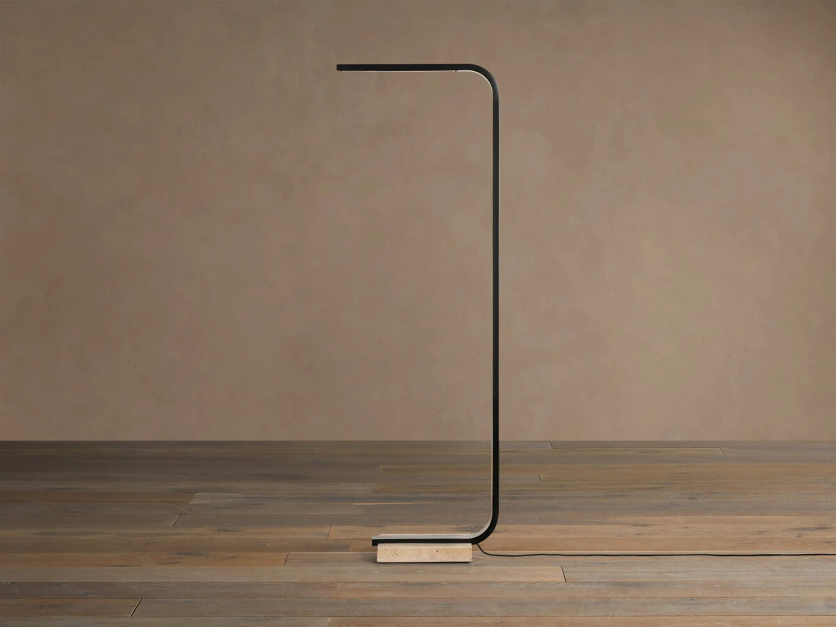 GV Modern Brass Lamp Karson Task Floor Lamp - Image 5